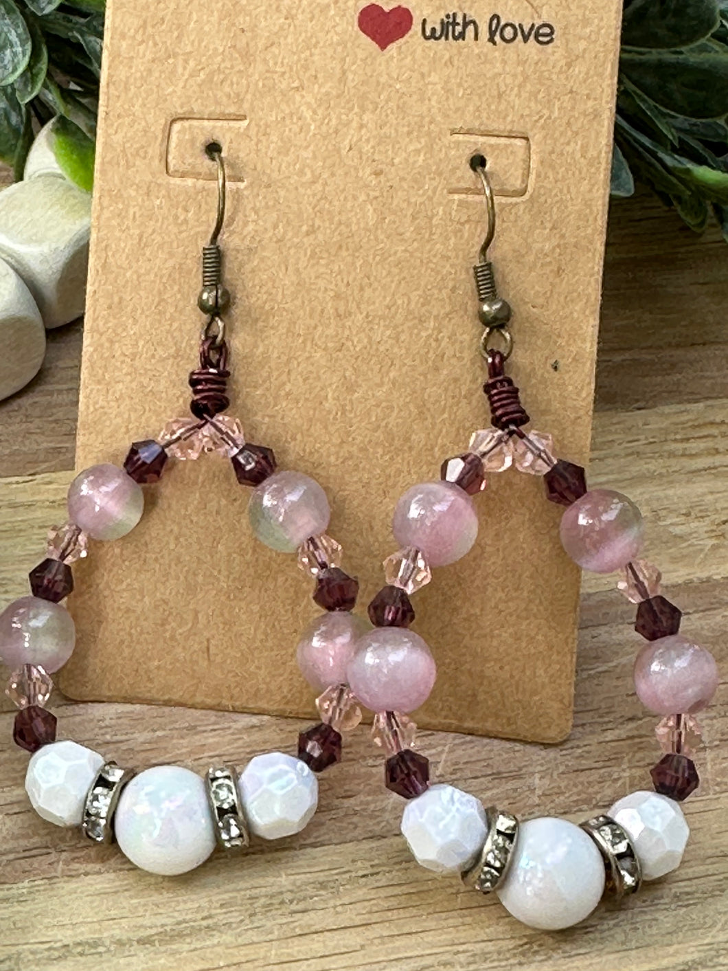 Soft Pink with Sharp white