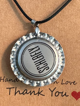 Load image into Gallery viewer, Silver Bottle Cap Pendant
