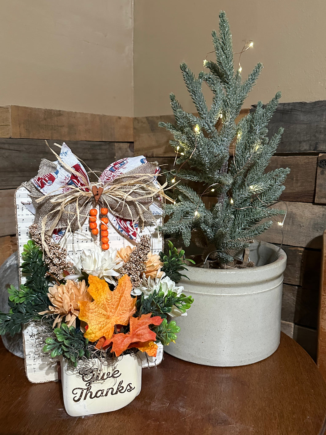 Give Thanks Fall Arrangement