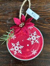 Load image into Gallery viewer, Upcycled Christmas Tree Ornaments
