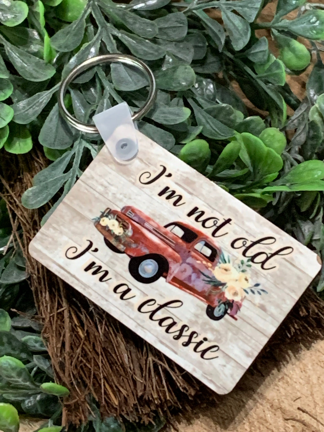 Classic Truck Key Chain