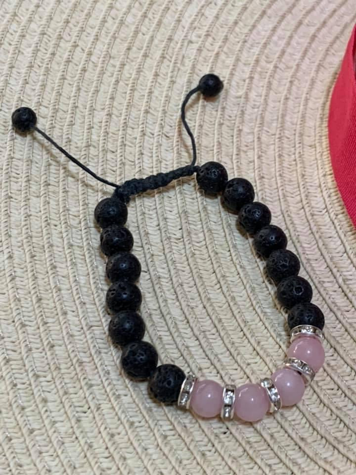 Pink with Rhinestones