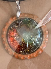 Load image into Gallery viewer, Orange Bottle Cap Pendant
