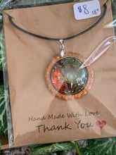 Load image into Gallery viewer, Orange Bottle Cap Pendant
