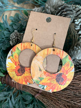 Load image into Gallery viewer, Pumpkins Wood Earrings
