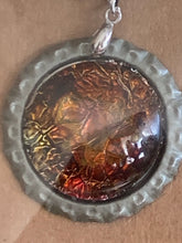 Load image into Gallery viewer, Bronze Bottle Cap Pendant
